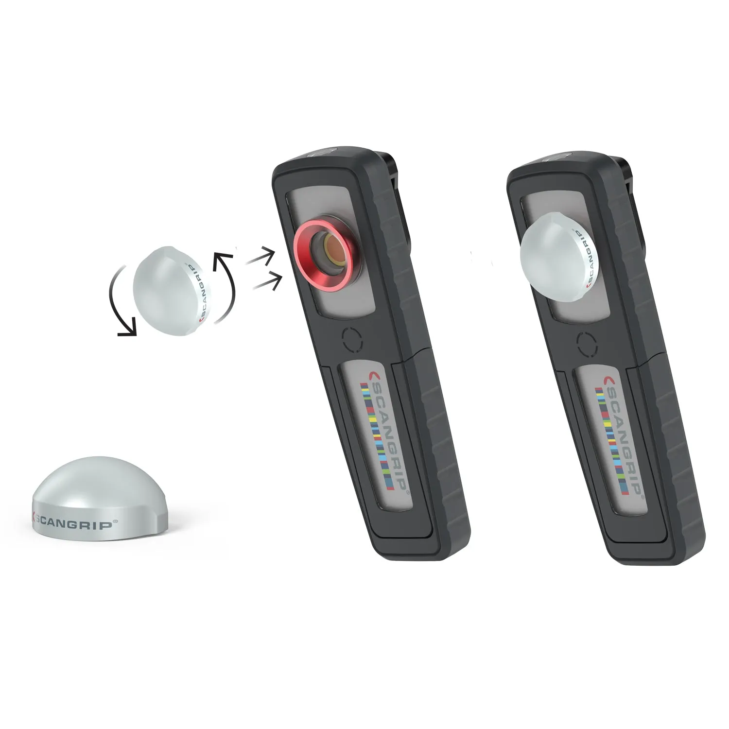 Scangrip Sunmatch 3 Detailing & Colour Match Rechargeable ALL DAYLIGHT Lamp With 500 Lumen And CRI 