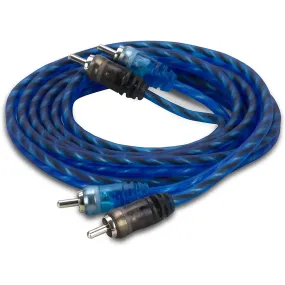 Scosche EFXRCT25 25 ft. Core Twisted RCA Cable Split-Tip Micro-Barrel