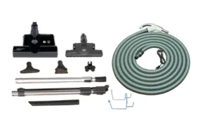 SEBO Premium Central Vacuum Kit with Black ET-1 12″ Power Head (30Ft-35Ft)