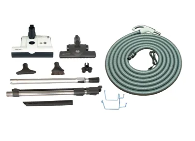 SEBO Premium Central Vacuum Kit with White ET-1 12″ Power Head (30Ft-35Ft)