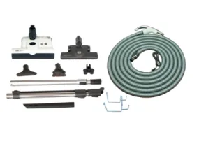 SEBO Premium Central Vacuum Kit with White ET-1 12″ Power Head (30Ft-35Ft)
