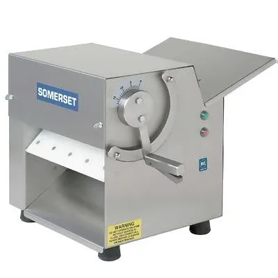 Somerset CDR-100 10" Countertop One Stage Dough Sheeter - 115V