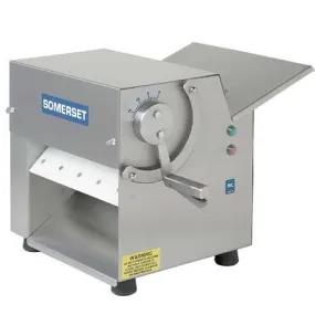 Somerset CDR-100 10" Countertop One Stage Dough Sheeter - 115V