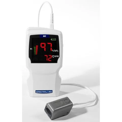 SPECTRO2 20 Digital Pulse Oximeter System With Adult Spot-Check Finger Sensor