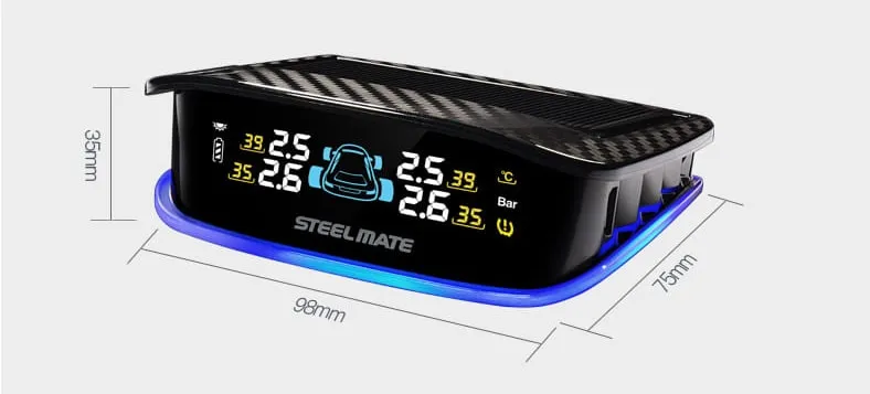 Steelmate TP-S10i Solar Powered TPMS Internal Sensor