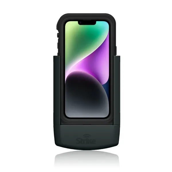 Strike Alpha in-car Cradle for iPhone 14 Car Phone Holder that work with OtterBox Fre Case On