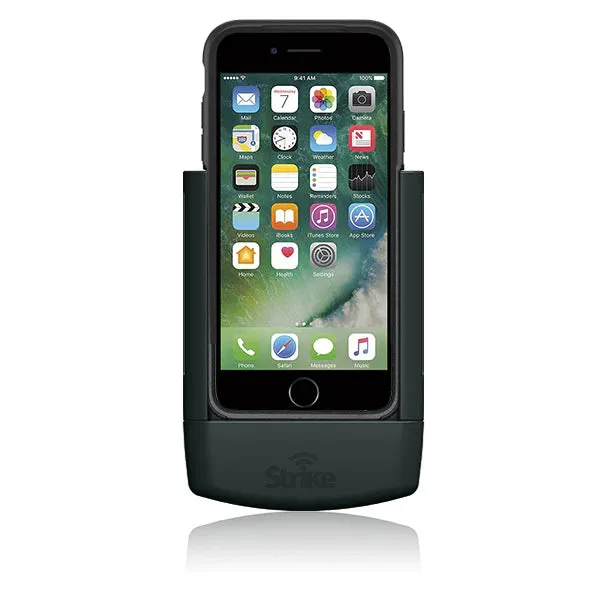 Strike Alpha in-car Cradle for iPhone 8/7 & SE (3rd/2nd Gen) Car Phone Holder that work with OtterBox Symmetry Case On