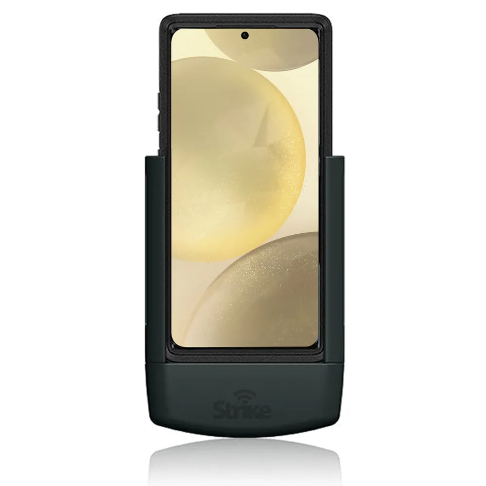 Strike Alpha in-car Cradle for Samsung Galaxy S24 that work with OtterBox Defender Case On