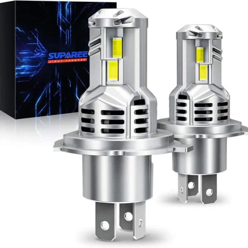 SUPAREE Upgraded H4 9003 LED Headlight Bulbs with Hi/Lo Beam