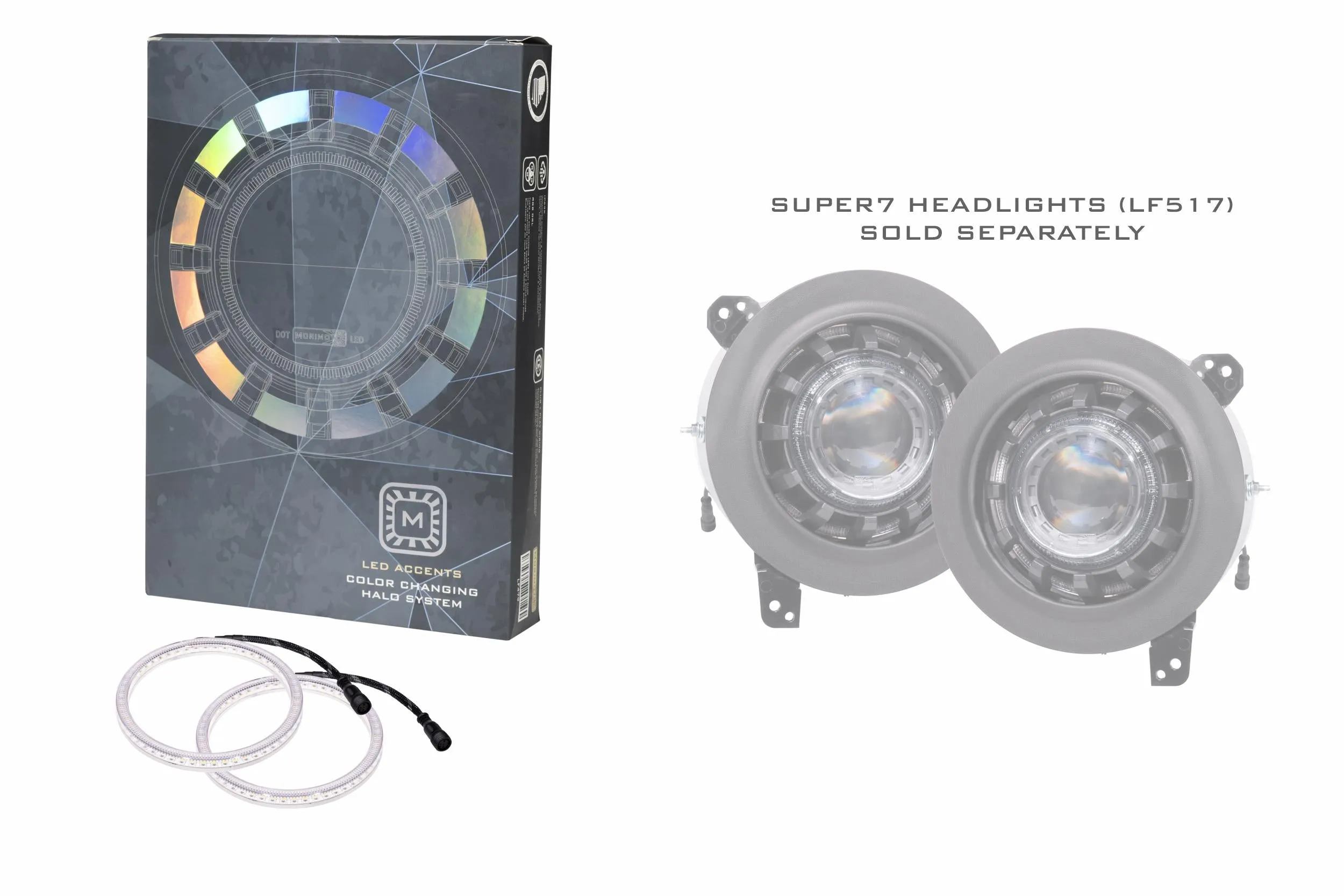 Super7 RGBW Halo System: Jeep JL/JT