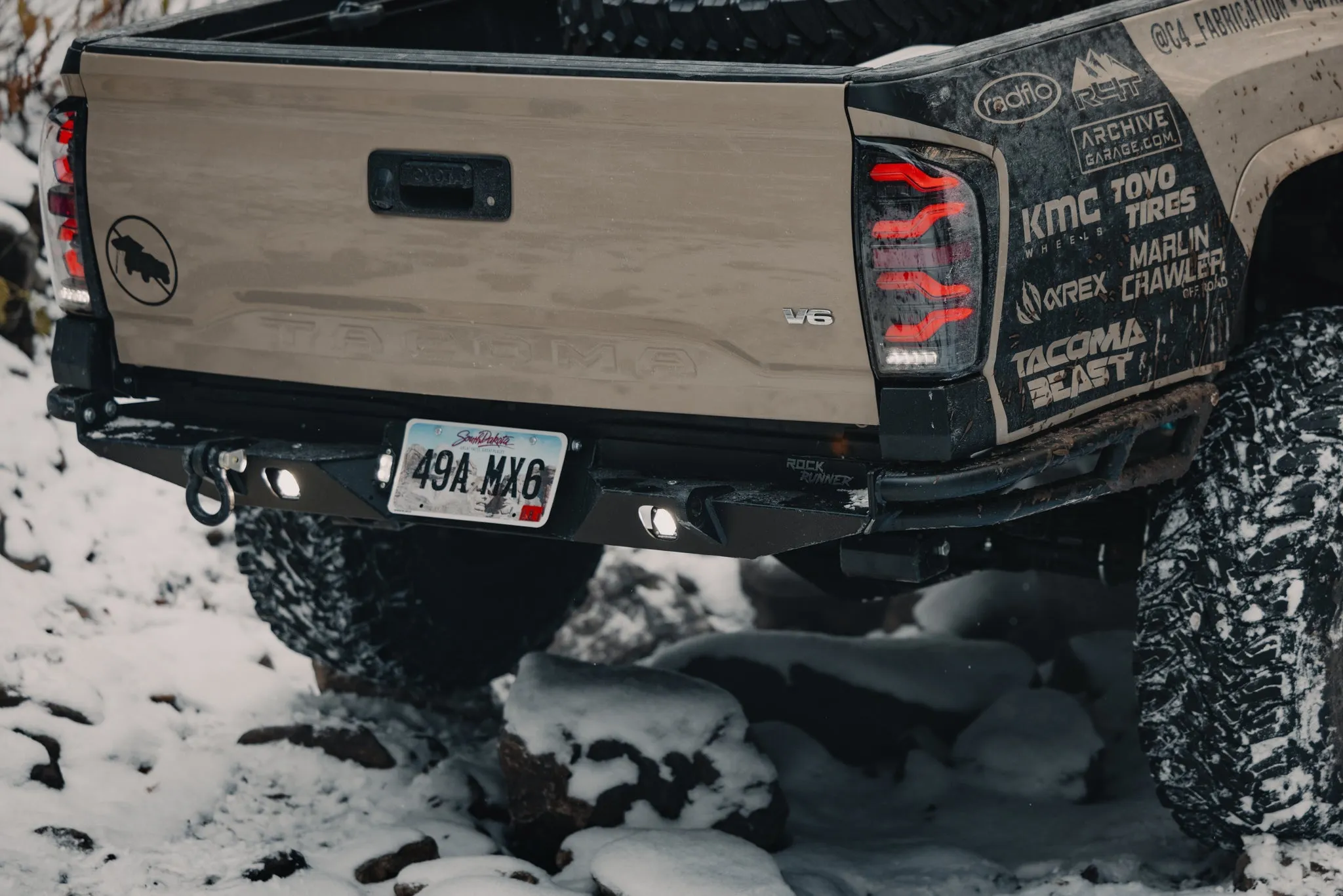 Tacoma Rock Runner High Clearance  Rear Bumper / 3rd Gen / 2016 