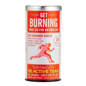 The Republic of Tea Get Burning - Herb Tea for Metabolism 36 Ct.