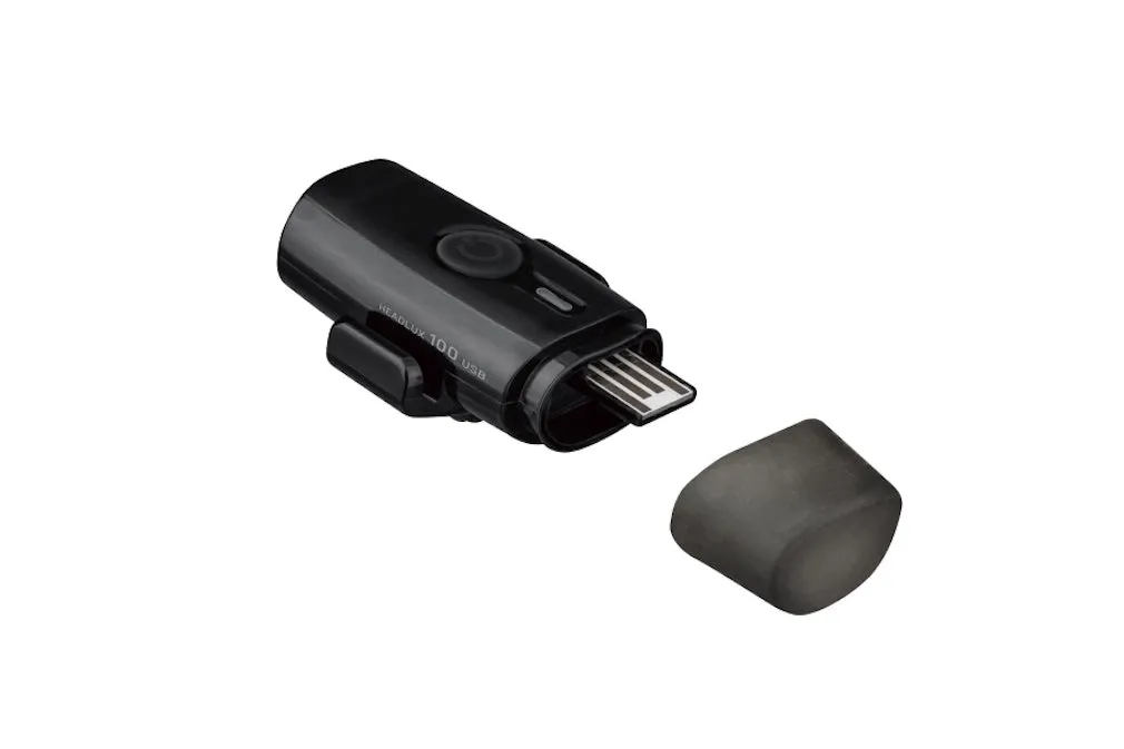Topeak Powerlux USB Combo Rechargable Front & Rear Cycle Bike Lights 100 Lumens