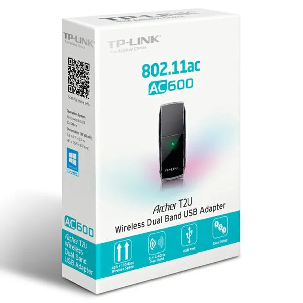 TP Link AC6000 Wireless Dual Band USB Adapter - Black | T2U
