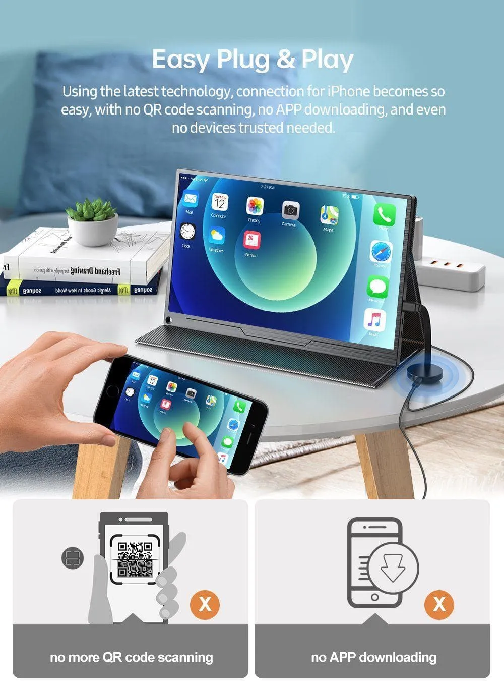 UAdapter - Miracast iPhone, Android, Universal Dongle | UPERFECT