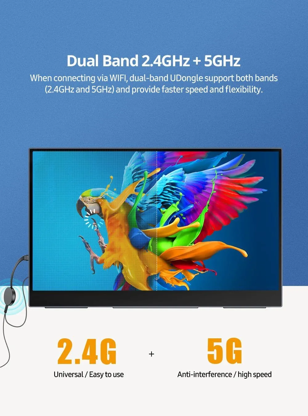 UAdapter - Miracast iPhone, Android, Universal Dongle | UPERFECT