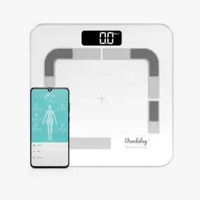 Vandelay Sleek Smart Digital Bluetooth BMI Electronic Weighing Scale ( White )