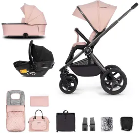 Venicci Tinum Upline Complete Travel System Bundle in Misty Rose