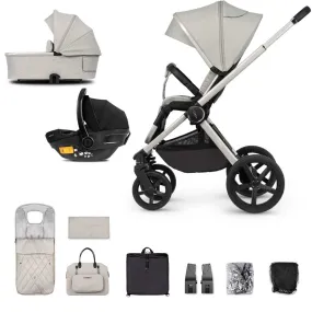 Venicci Tinum Upline Complete Travel System Bundle in Moonstone