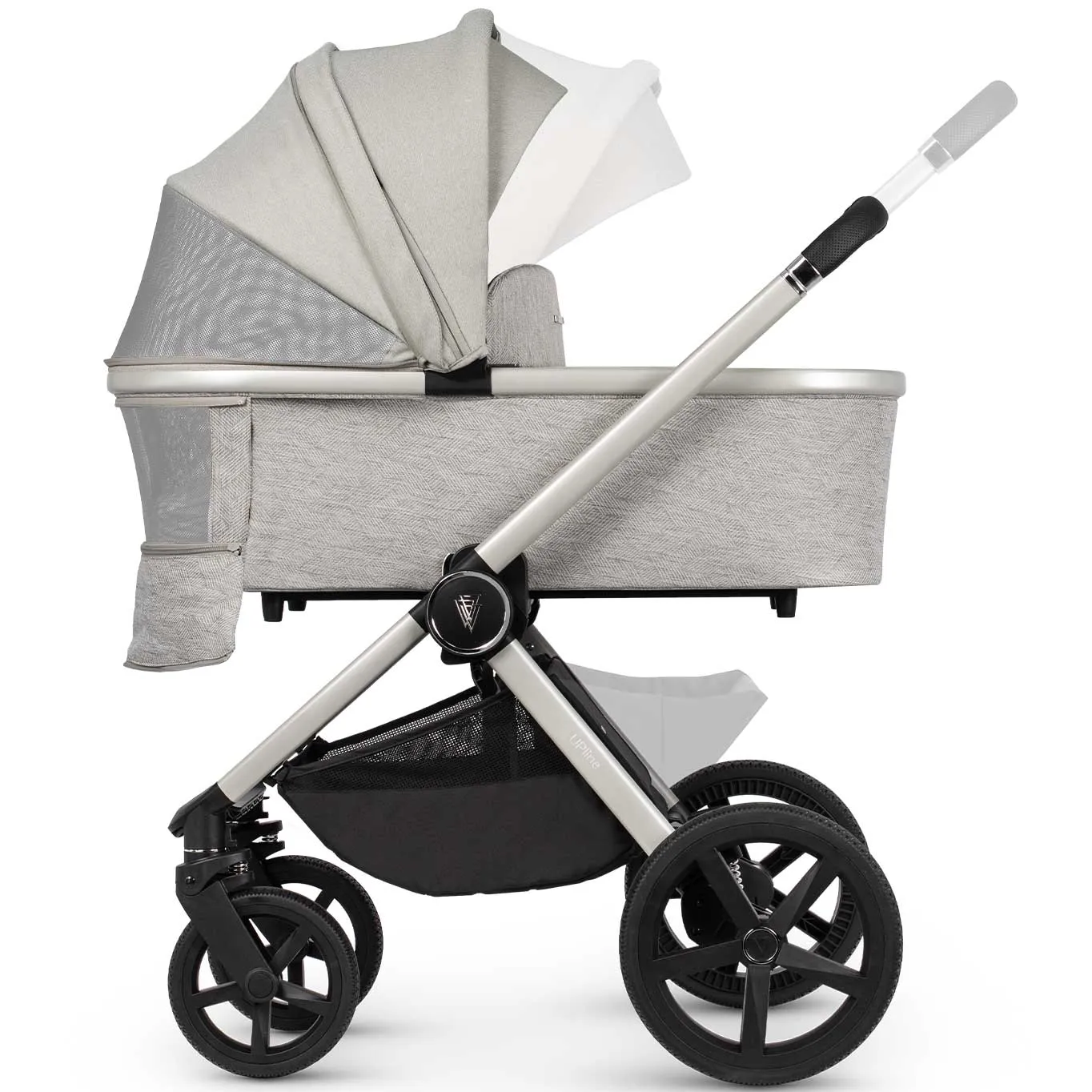 Venicci Tinum Upline Complete Travel System Bundle in Moonstone