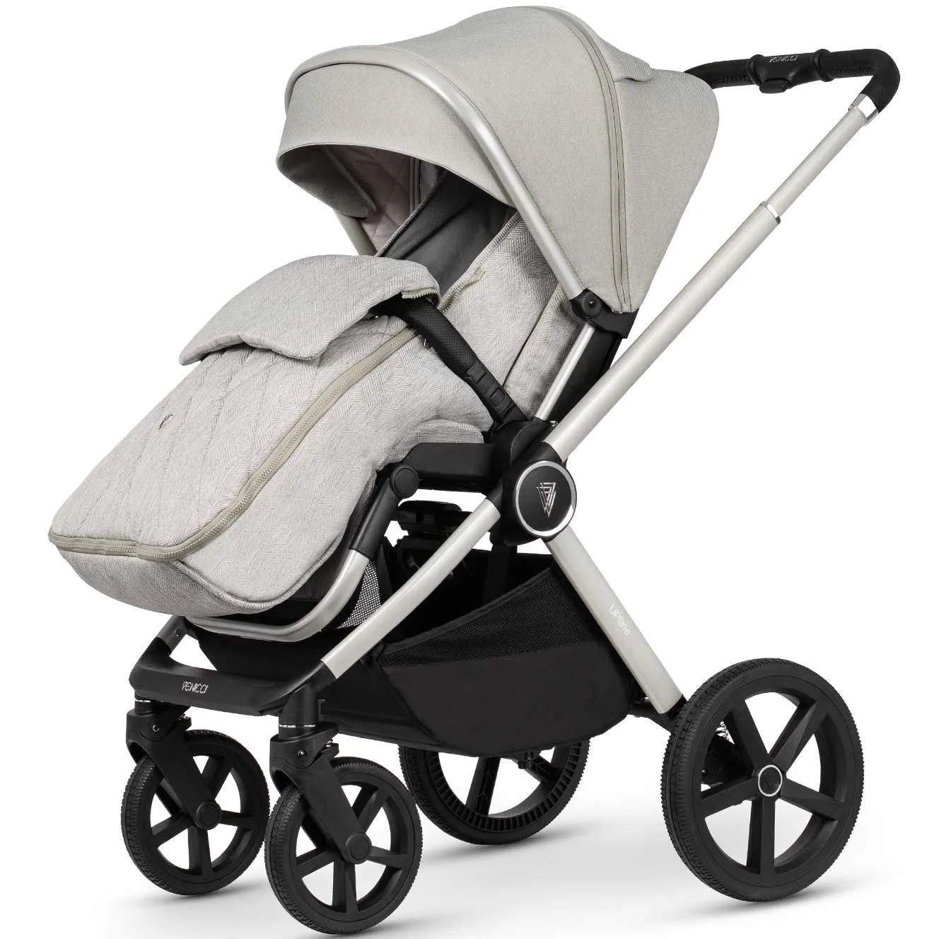 Venicci Tinum Upline Complete Travel System Bundle in Moonstone