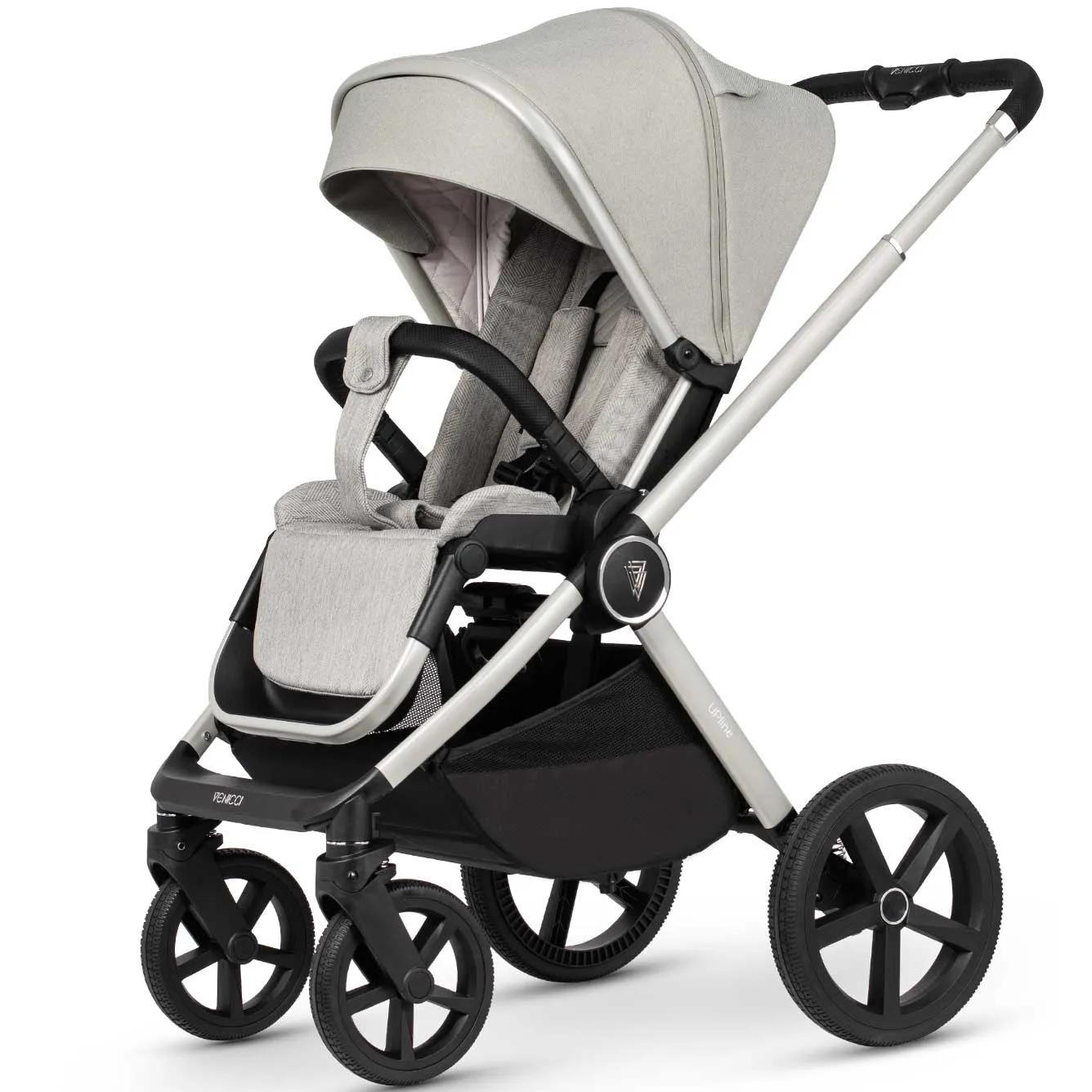 Venicci Tinum Upline Complete Travel System Bundle in Moonstone