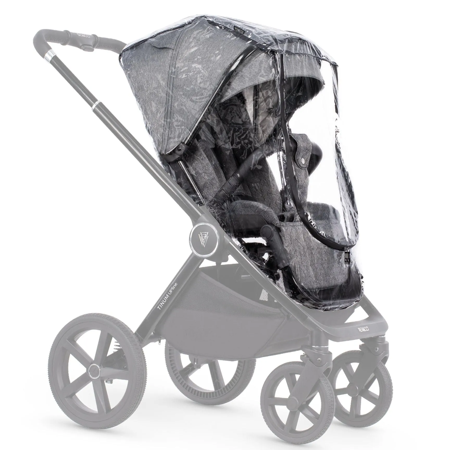 Venicci Tinum Upline Complete Travel System Bundle in Slate Grey
