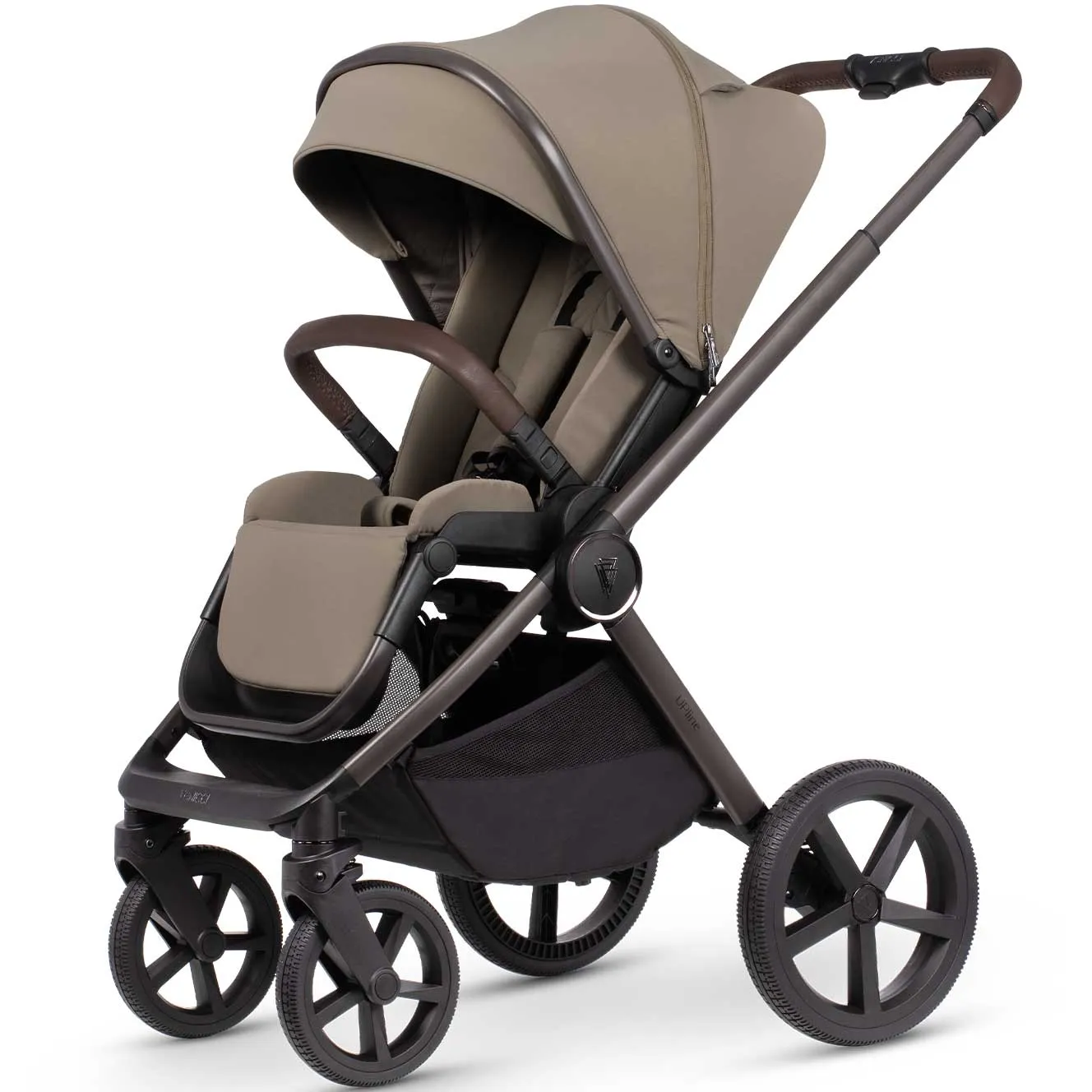 Venicci Tinum Upline SE Complete Travel System Bundle in Powder