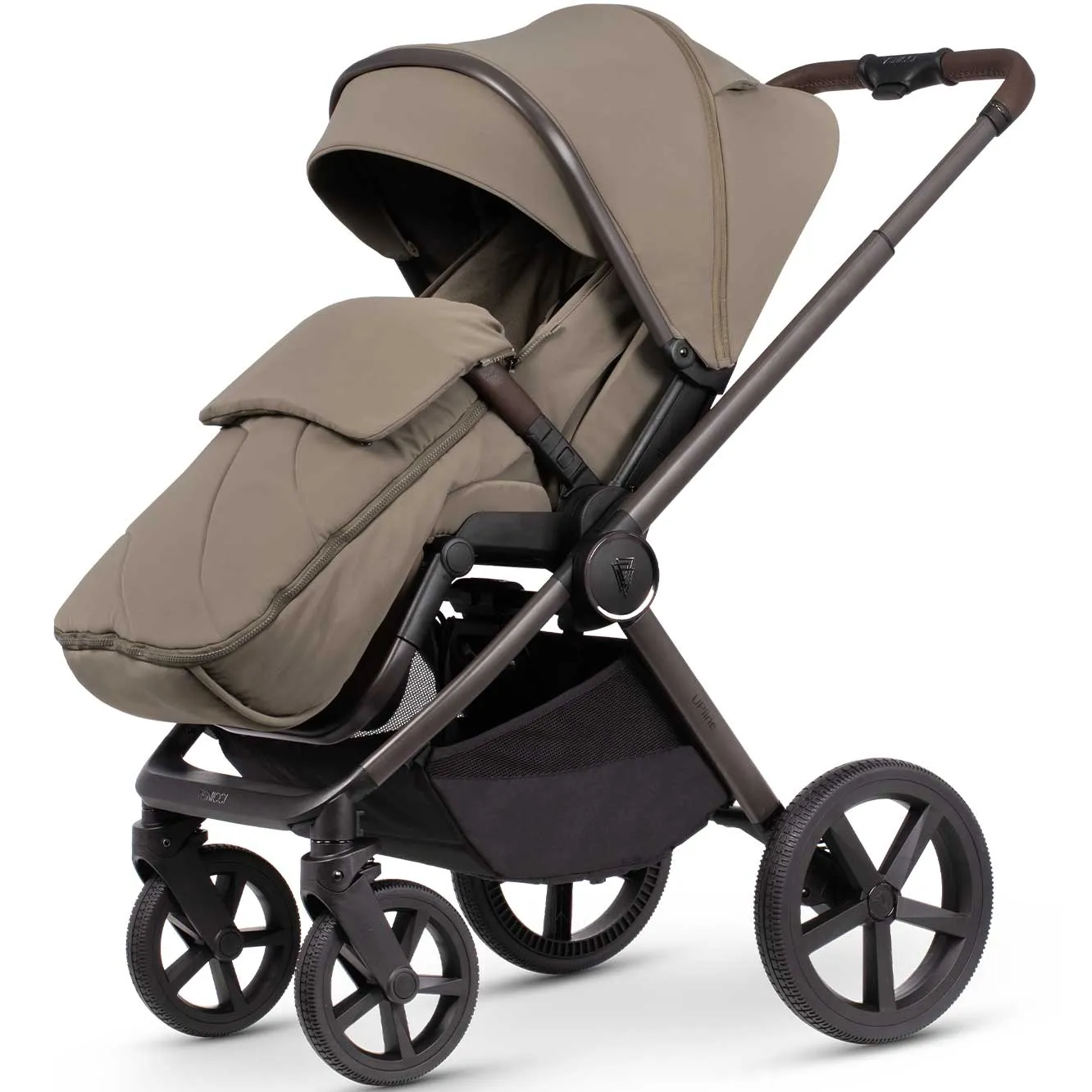 Venicci Tinum Upline SE Complete Travel System Bundle in Powder