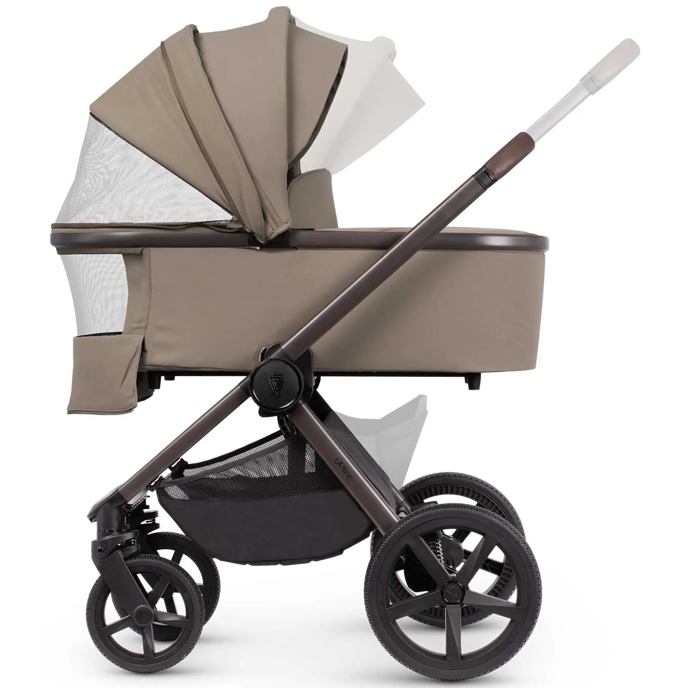 Venicci Tinum Upline SE Complete Travel System Bundle in Powder
