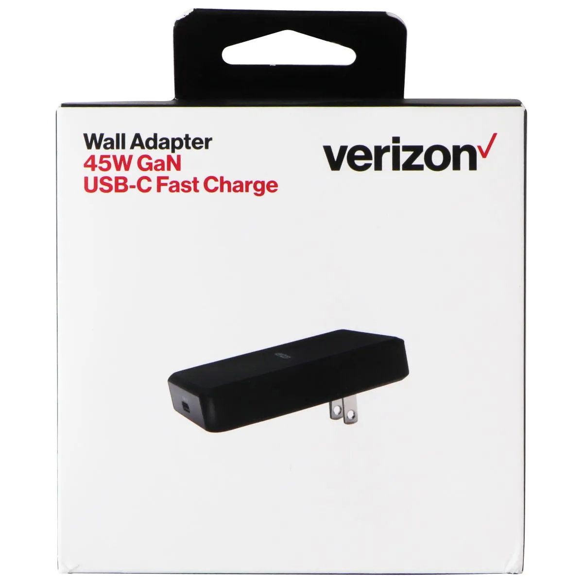 Verizon (45W) GaN USB-C Fast Charge Wall Adapter - Black
