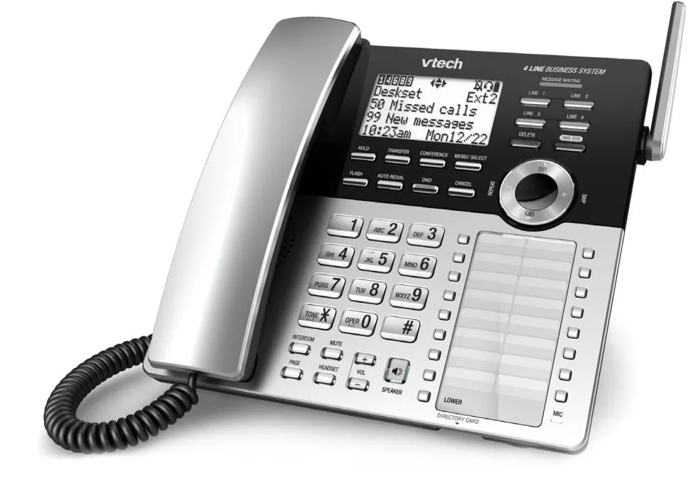 Vtech CM18245 Analog DECT Silver /Black DECT Telephone