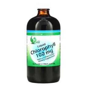 World Organic Liquid Chlorophyll 100mg 16 oz.