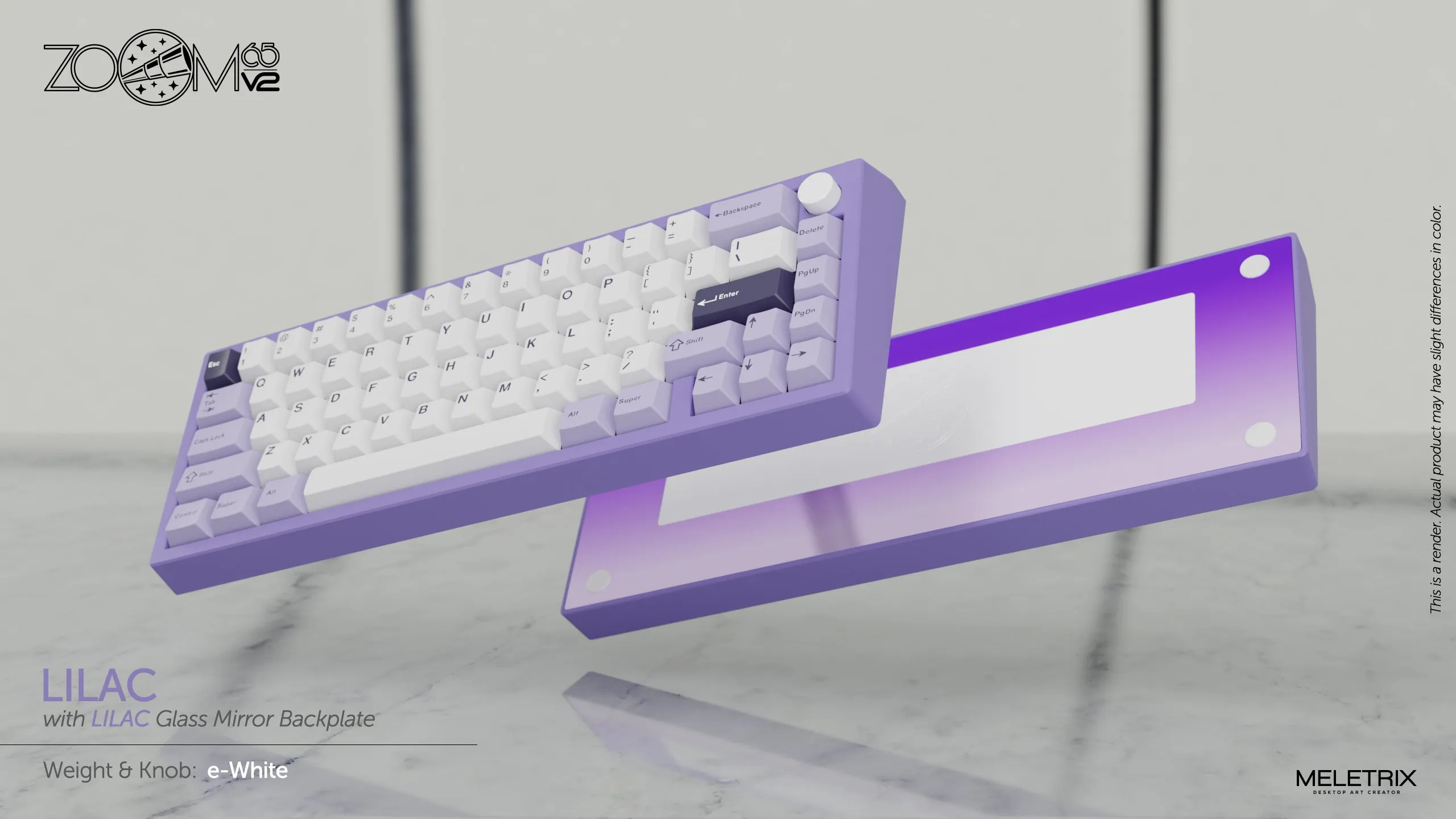 Zoom65 Essential Edition V2 - Lilac Mechanical Keyboard Kit