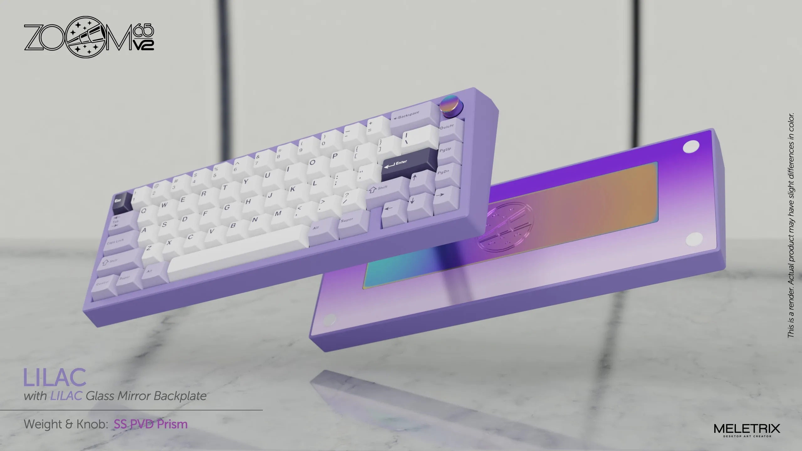 Zoom65 Essential Edition V2 - Lilac Mechanical Keyboard Kit