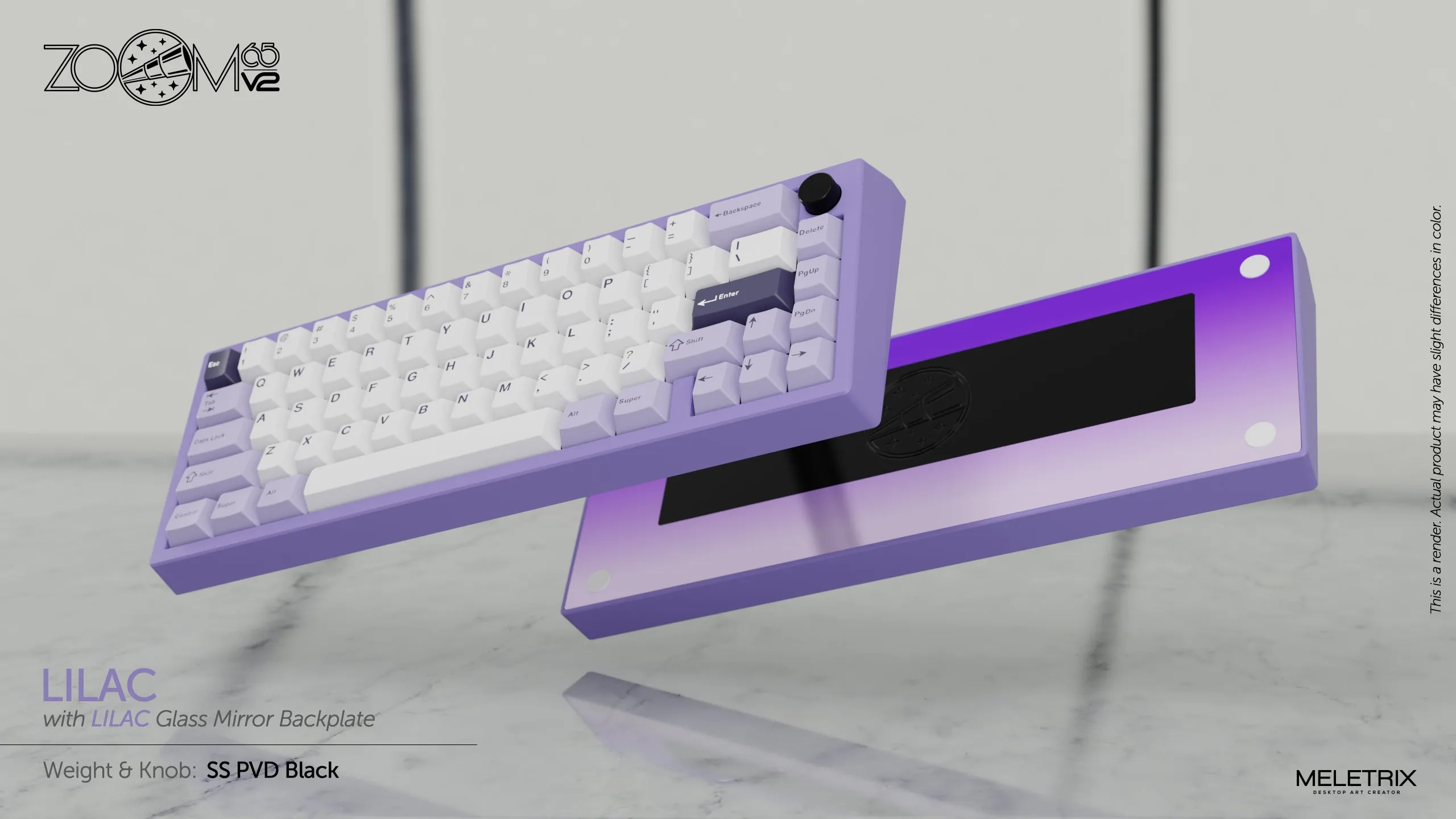 Zoom65 Essential Edition V2 - Lilac Mechanical Keyboard Kit