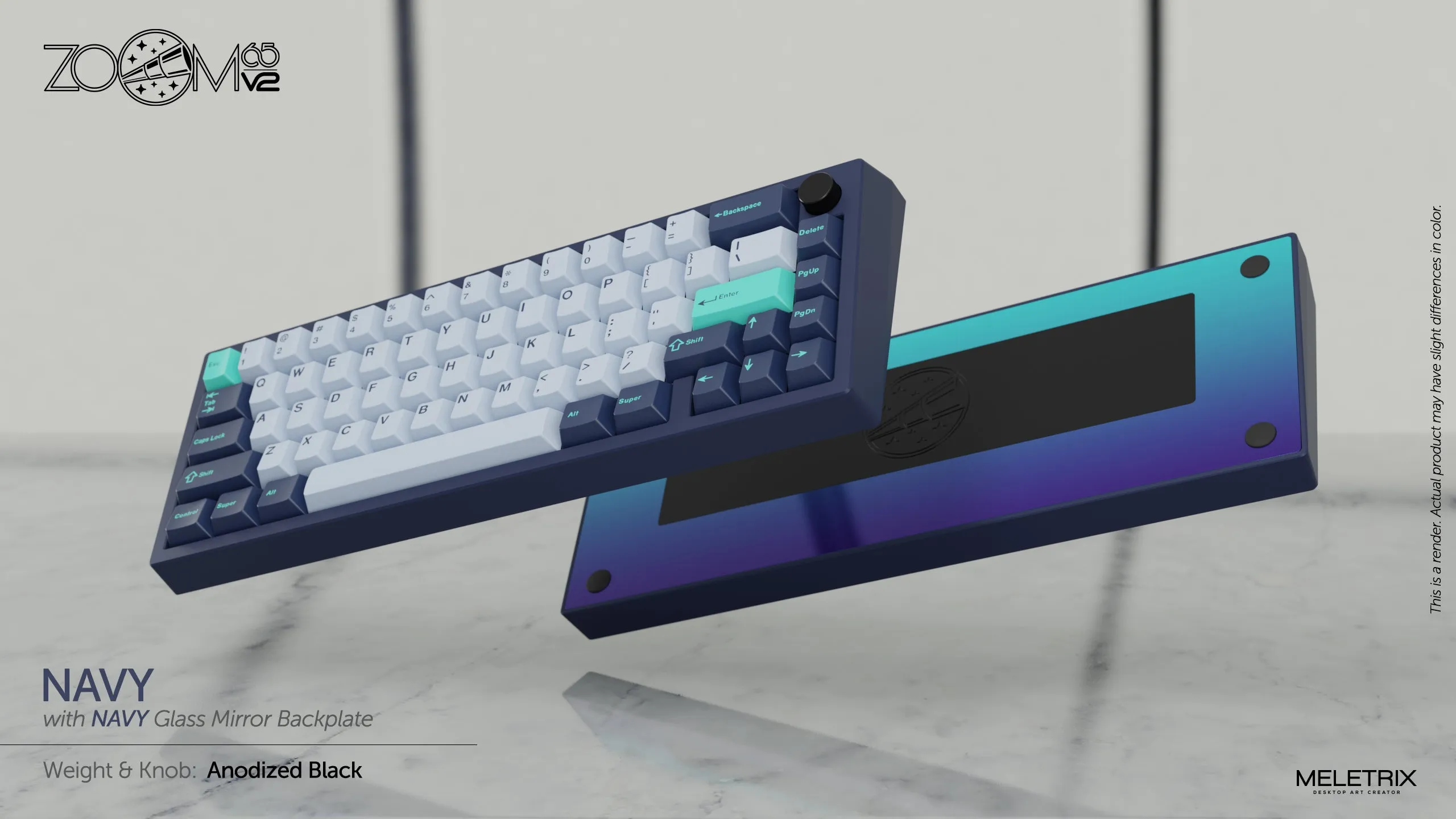 Zoom65 Essential Edition V2 - Navy Mechanical Keyboard Kit